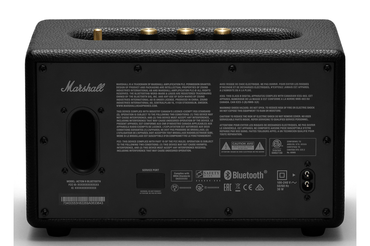 Marshall - ACTON2 BK Bluetooth fekete