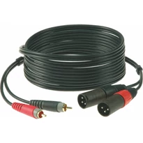 Klotz - XLR-RCA dupla kábel 6 m