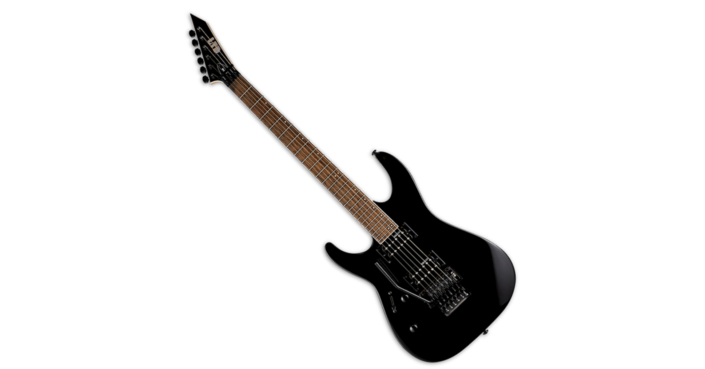 LTD - M-200 BLK LH 6 húros balkezes elektromos gitár ...