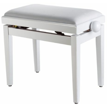 Soundsation - SBH-103V-WH fa zongorapad bársony ülőfelülettel fehér