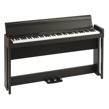 KORG - C1 Air BR digitális zongora barna, szemből