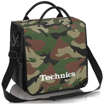 Technics - BackBag lemezhordtáska, zöld/fehér terepmintás