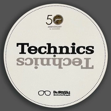 Dr.Suzuki X Technics - 12" 50th Limited Edition Slipmat 2db fehér