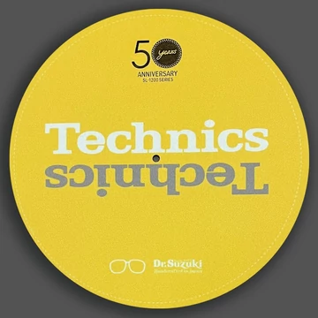 Dr.Suzuki X Technics - 12" 50th Limited Edition Slipmat 2db sárga