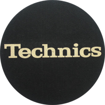 Technics - Slipmats Technics Logo gold