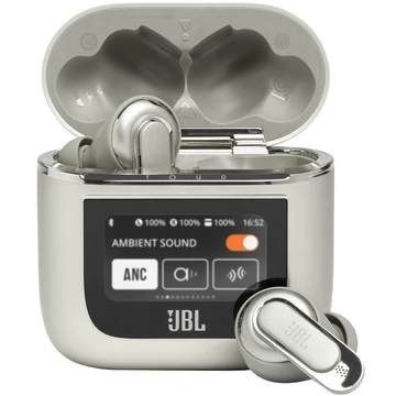 JBL - Tour Pro 2 CPG  - Bluetooth fülhallgató adaptív zajszűrő technológiával, pezsgőszín