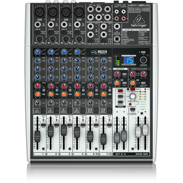 Behringer - XENYX X1204USB 12 bemenetes 2/2 buszos USB-s keverő