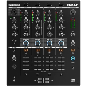 Reloop - RMX-44 BT 4 csatornás DJ keverő + Bluetooth