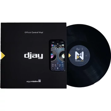 Algoriddim djay - PRO AI Control Vinyl (Single, Black)