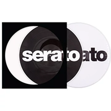 Serato logós picture bakelit lemezpár, 12