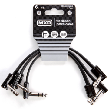 Dunlop-MXR - Ribbon TRS patch kábel 15cm, 3db/csomag
