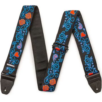 Dunlop - JH24 Jimi Hendrix Blacklight Monterey Blue gitárheveder