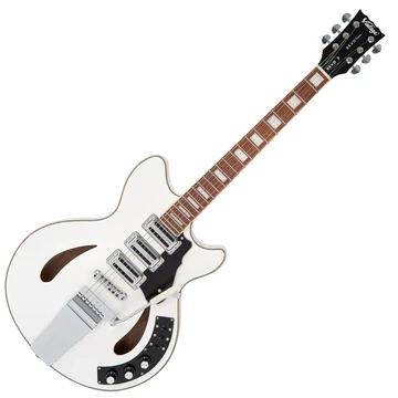 Vintage -  VRS550AW Revo félakusztikus jazz gitár fehér