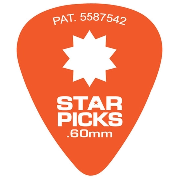 Everly - Star picks pengető 0.60 mm narancs