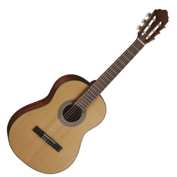 Cort - AC70 OP 3/4-es klasszikus gitár matt natúr tokkal