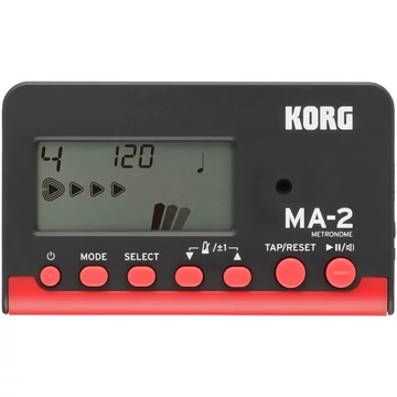 Korg - MA-2-BKRD, digitális metronóm, fekete/piros színben