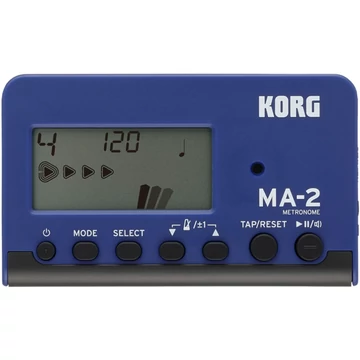 Korg - MA-2-BLBK, digitális metronóm, kék/fekete színben