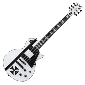LTD - Iron Cross James Hetfield signature modell fehér