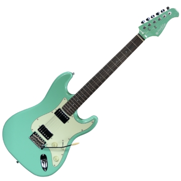 Prodipe - ST2H RA Surf Green 6 húros elektromos gitár ajándék puhatok