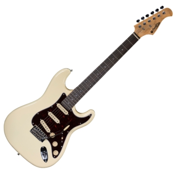 Prodipe - ST80 RA Vintage White elektromos gitár ajándék puhatok