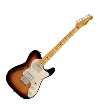 Squier - Classic Vibe 70S Thinline Telecaster 3 color sunburst 6 húros elektromos gitár