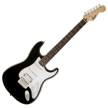 Squier - Bullet Stratocaster HSS Black 6 húros elektromos gitár