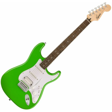 Squier - Sonic Stratocaster HSS MN Lime Green 6 húros elektromos gitár