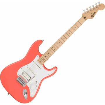 Squier - Sonic Stratocaster HSS MN Tahitian Coral 6 húros elektromos gitár