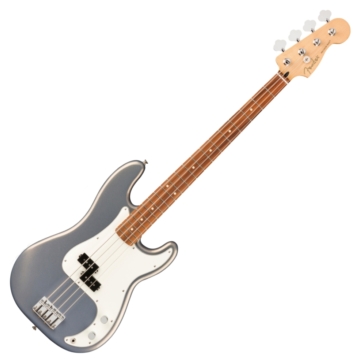 Fender - Player Precison Bass PF SLV 4 húros elektromos basszusgitár ajándék félkemény tok