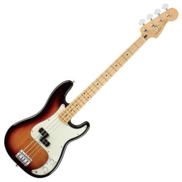 Fender - Player Precison Bass MN 3CS 4 húros elektromos basszusgitár ajándék félkemény tok