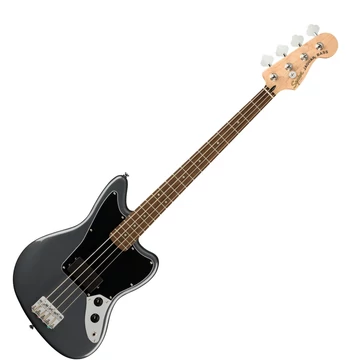 Squier - Affinity Jaguar Bass H Charcoal Frost Metallic 4 húros elektromos basszusgitár