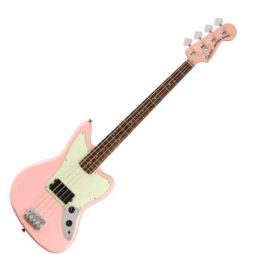 Squier - Affinity Jaguar Bass H Shell Pink 4 húros elektromos basszusgitár