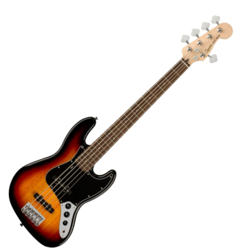 Squier - Affinity Jazz Bass V 3-Color Sunburst 5 húros elektromos basszusgitár