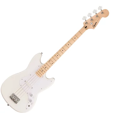 Squier - Sonic Bronco Bass MN Arctic White 4 húros elektromos basszusgitár