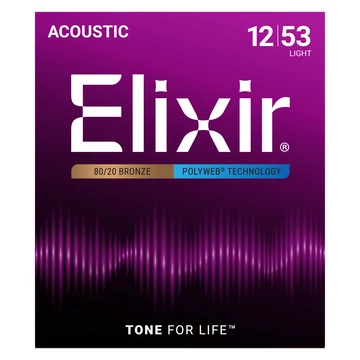 Elixir - 010 - 047 Extra Light Akusztikus gitárhúr
