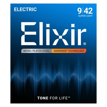 Elixir - 009 - 042 Super Light Elektromos gitárhúr