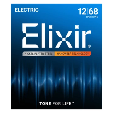 Elixir - 012 - 068 Baritone elektromos gitárhúr