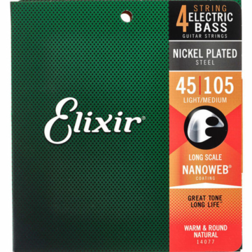 Elixir - 45 - 105 Medium basszusgitár húr