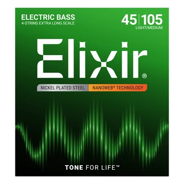 Elixir - 45 - 105 X-Long Scale Medium basszusgitár húr