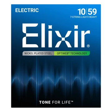 Elixir - OPTIWEB Coating Light/Heavy 10-59 7-húros elektromos gitárhúr