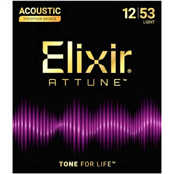 Elixir - Phosphor Bronze Attune 12-53 Light akusztikus húrkészlet