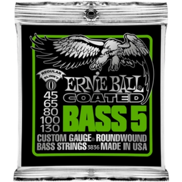 Ernie Ball - Coated 5 String Slinky Bass 45-130 Basszusgitárhúr készlet 5-húros