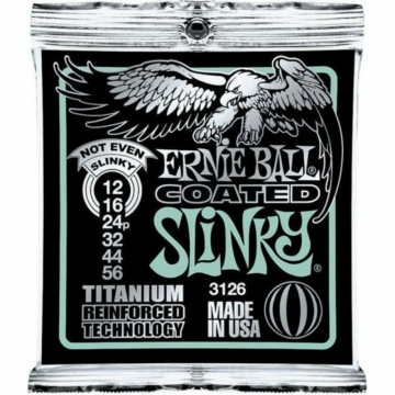 Ernie Ball - Coated Titanium RPS Not Even Slinky 12-56 Elektromos Gitárhúr készlet