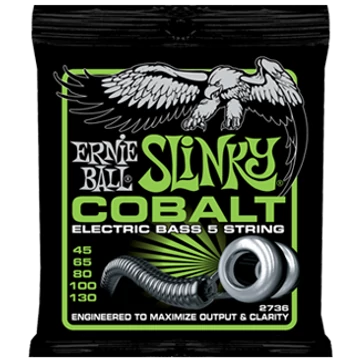 Ernie Ball - Cobalt 5 String Regular Slinky Bass 45-130 Basszusgitárhúr készlet 5-húros