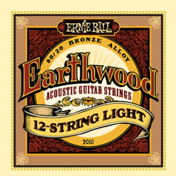 Ernie Ball - Earthwood Bronze 12 String Light 9-46 Akusztikus Gitárhúr készlet 12-húros