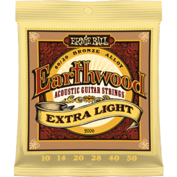Ernie Ball - Earthwood Bronze Extra Light 10-50 Akusztikus Gitárhúr készlet