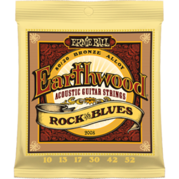 Ernie Ball - Earthwood Bronze Rock&Blues 10-52 Akusztikus Gitárhúr készlet