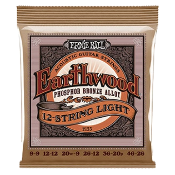 Ernie Ball - Earthwood Phosphor Bronze 12 String Light 11-52 Akusztikus Gitárhúr készlet 12-húros