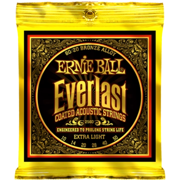 Ernie Ball - Everlast Coated Bronze Extra Light 10-50 Akusztikus Gitárhúr készlet