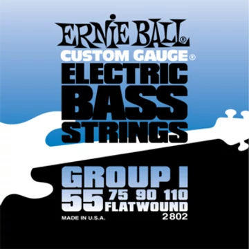Ernie Ball - Flatwound Bass Group I 55-110 Basszusgitárhúr készlet